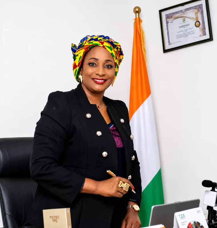 Mme Dika Bamba, Directrice Générale de DIIKA INGÉNIERIE, à Abidjan